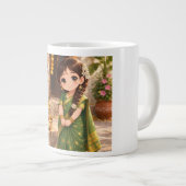 Grande Tasse Petite Grâce en vert (Devant droit)