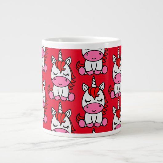 Grande Tasse Petites filles Unicorn Pony (Devant)