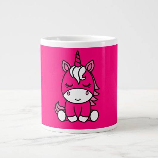 Grande Tasse Petites filles Unicorn Pony (Devant)