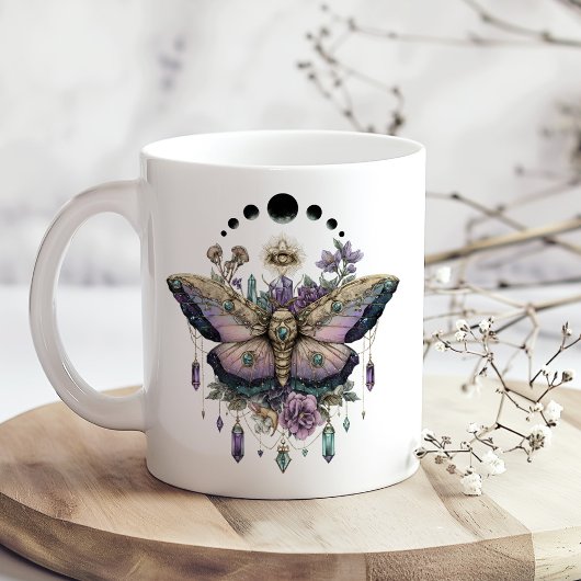 Grande Tasse Phases de lune de la Moth Céleste
