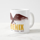 Grande Tasse Phoenix Vingate Graphic (Devant droit)