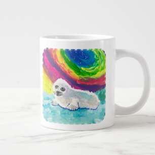 Grande Tasse Phoque bébé "Art by Kids"
