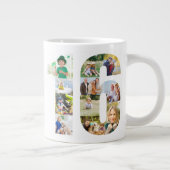 Grande Tasse Photo Collage Numéro 16 - 16e anniversaire (Droite)
