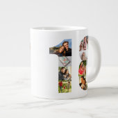 Grande Tasse Photo Collage Numéro 18 - 18e anniversaire (Devant droit)