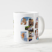 Grande Tasse Photo Collage Numéro 30 - 30e anniversaire (Devant droit)