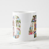 Grande Tasse Photo Collage Numéro 40 - 40e anniversaire (Devant)