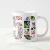 Grande Tasse Photo Collage Numéro 50 - 50e anniversaire (Droite)