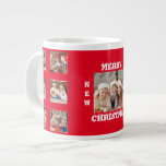 GRANDE TASSE PHOTO COMPLÈTE COLLAGE MERRY CHRISTMAS ESPECIAL MU<br><div class="desc">PHOTO COMPLÈTE MERRY CHRISTMAS Mug rouge PLEINE PHOTO COLLAGE MERRY CHRISTMAS MUG RED COLLAGE</div>