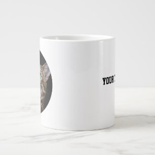 Grande Tasse Photo de chat personnalisée avec texte Cadeau pe