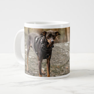 Grande Tasse Photo de compagnie personnalisée Portrait de chien