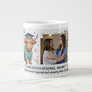 Grande Tasse Photo de remise de diplôme d'hygiéniste dentaire d