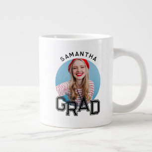 Grande Tasse Photo de remise de diplôme simple et moderne au ly