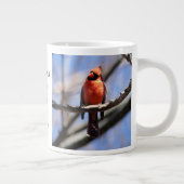 Grande Tasse Photo du cardinal (2) & Citation : Les anges sont (Droite)