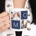 Grande Tasse Photo Mommy moderne Collage personnalisé Géant Caf<br><div class="desc">Customisez cette tasse avec vos propres photos et offrez-la en cadeau! !</div>