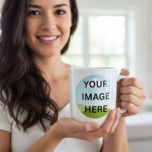 Grande Tasse Photo ou logo personnalisé Design personnalisé
