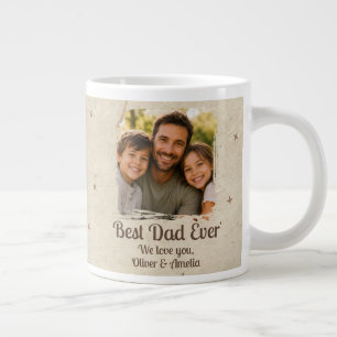 Grande Tasse Photo personnalisé du meilleur papa