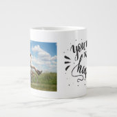 Grande Tasse Photo personnalisée (Devant)