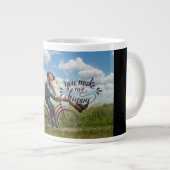 Grande Tasse Photo personnalisée (Devant droit)