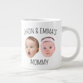 Grande Tasse Photo personnelle du visage Mug, cadeau de la fête (Droite)