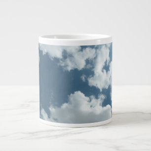 Grande Tasse Photographie abstraite de ciel nuageux