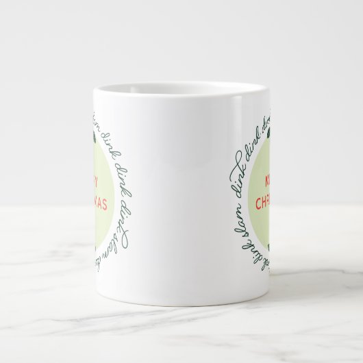 Grande Tasse Pickleball Noël Custom Année Wire (Devant)