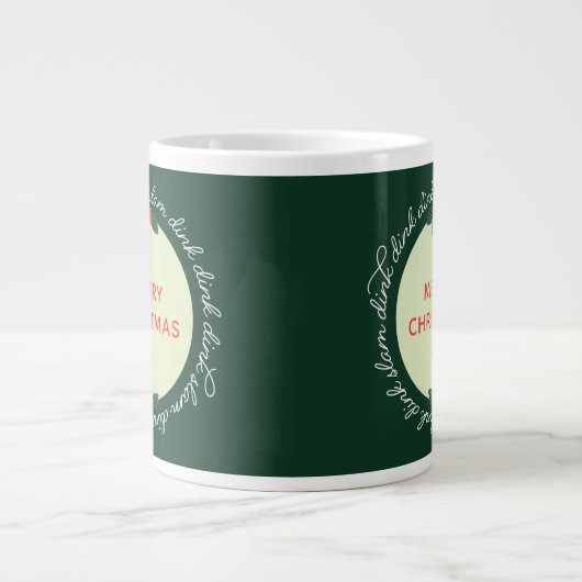 Grande Tasse Pickleball Noël Custom Année Wire (Devant)