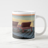 Grande Tasse Pier surplombe l'océan, Belize (Droite)