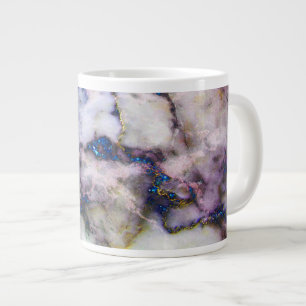 Grande Tasse Pierre Et Parties scintillant De Marbre Coloré