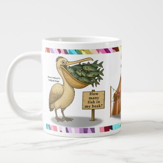 Grande Tasse Pierre pelican's brilliant beak (Gauche)