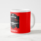 Grande Tasse Pilote de drone de loisir (Devant droit)