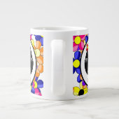 Grande Tasse Pingouin à ruban de sensibilisation rouge (Dos)