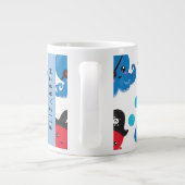 Grande Tasse Pirate Octopus, Motif Octopus, Mer, Votre Nom (Dos)