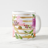 Grande Tasse PixDezines floral/aquarelle/ranunculus (Devant droit)