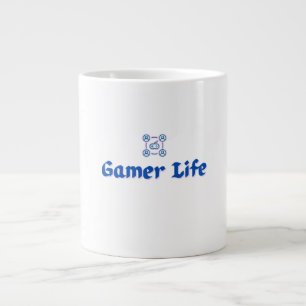 Grande Tasse Pixel Gamer Life