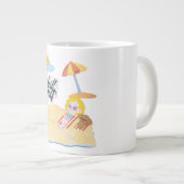 Grande Tasse plage mignonne (Devant droit)
