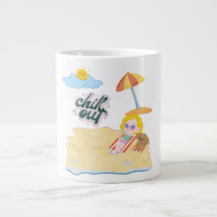 Grande Tasse plage mignonne