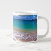 Grande Tasse Plage Vide Et Eaux Bleues (Droite)