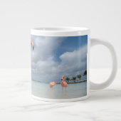 Grande Tasse Plages tropicales | Flamants roses Beach, Aruba (Droite)