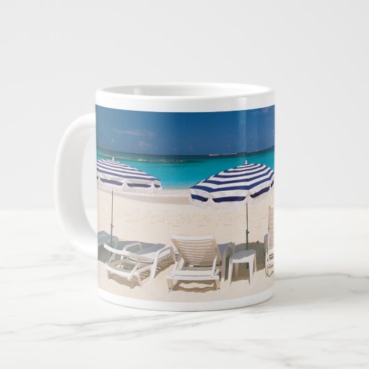 Grande Tasse Plages tropicales | Plage tropicale Anguilla (Devant gauche)