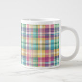Grande Tasse Plaid au printemps/Pâques/tartan (Droite)