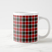 Grande Tasse Plaid Brown Checks Pattern (Droite)