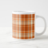 Grande Tasse Plaid orange (Droite)