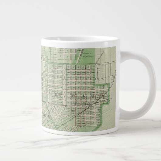 Grande Tasse Plan d'Evansville, Vanderburgh Co (Droite)