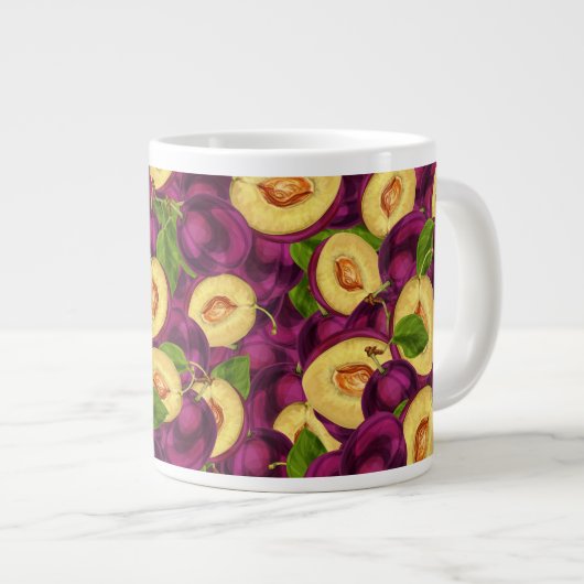 Grande Tasse Plantes aquarelles (Devant droit)
