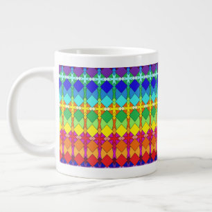 Grande Tasse Plaques vibrantes géométric