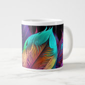 Grande Tasse Plumes Psychedéliques 70s 60s (Devant droit)