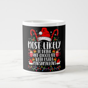 Grande Tasse Plus susceptible de boire des marshmallows de choc