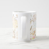 Grande Tasse Plutôt Neutre Crème Rose Floral (Dos)