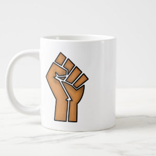 Grande Tasse poing de fierté noire unité histoire unité Africai