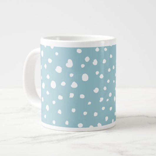 Grande Tasse Points Dalmatiens Bleus, Points Dalmatiens, Impres (Devant gauche)